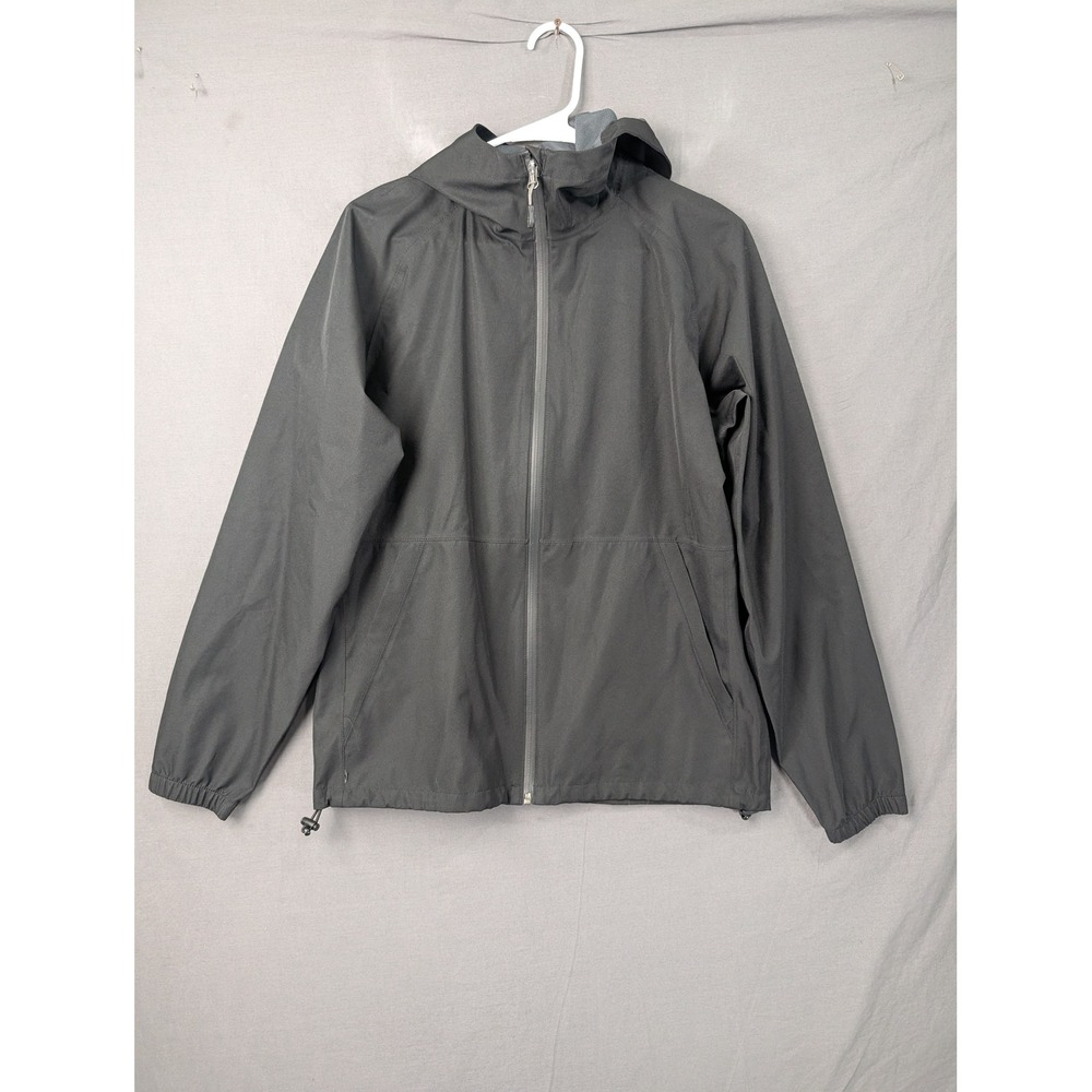 32 Degrees Cool Unisex Hooded Rain Jacket Black Size XS S